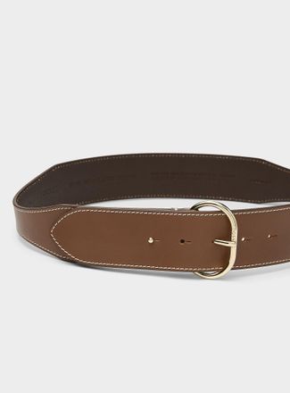 BOSS Womens Wilmas wide leather belt