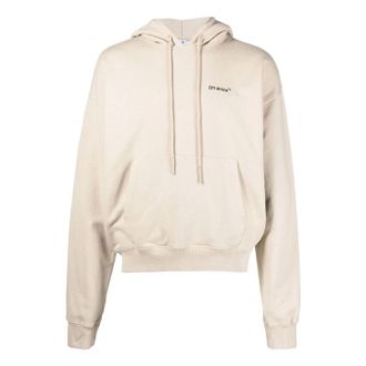 Off-white Mens Off-White SS22 Solid Color Geometry Arrow Logo Printing Beige OMBB037S22FLE0031710