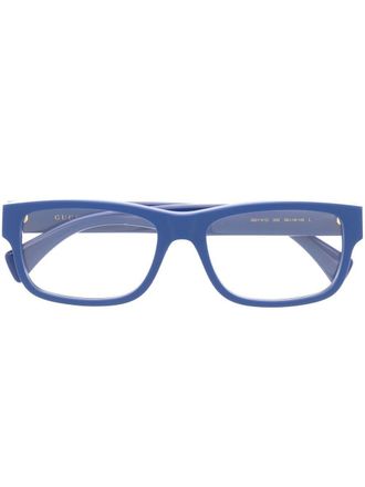 Gucci Occhiali rettangolari - Blu
