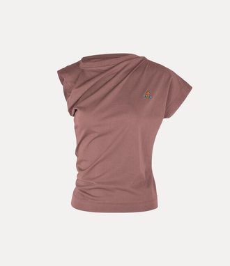 Vivienne Westwood Hebo Top Cotton Rose-brown XS Women