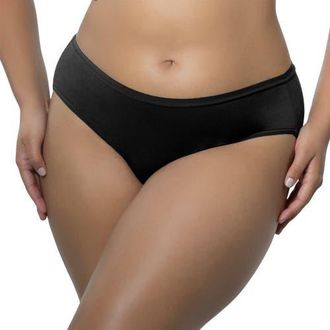 Affinitas Cozy Hipster Briefs in Black at Nordstrom, Size Xx-Large