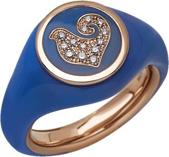 CHANTECLER Gouden Ring met Pailletten - Dames - Ringen - Veelkleurig - 49 MM - Pailletten - Accessoires