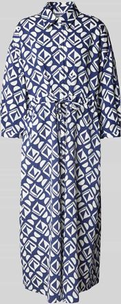 Seidensticker Seidensticker Midikleid mit 3/4-Arm in Marine, Größe 34