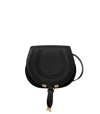 Chlo&eacute; Black Marcie Small Crossbody Bag