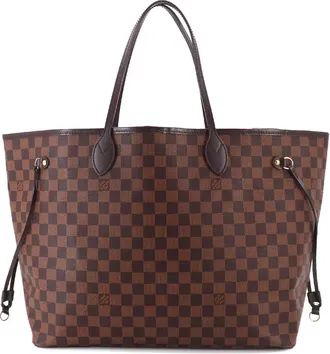 Louis Vuitton Cerise Ebene Damier Canvas Handbag Tote Bag (Pre-Owned)