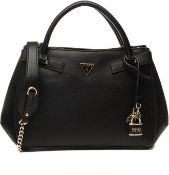 Guess Serenova Girlfriend Satchel - Dames - Handtassen - Zwart - ONE Size - Tassen