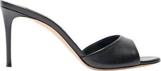Casadei Julia Leren Muiltjes - Dames - Muiltjes - Zwart - 41 EU - Leer - Schoenen