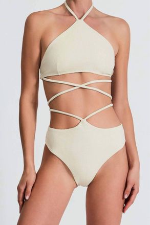 Devon Windsor Cypress One Piece Swimsuit In Cream