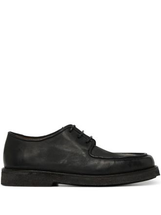 Marsèll Derby Moccar in pelle - Nero