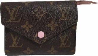 Louis Vuitton Pre-owned Canvas wallets - Dames - Vintage Accessoires - Bruin - ONE Size - Vintage