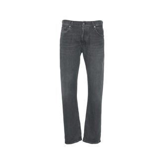 Dondup Straight Jeans, male, Black, Size: W32 Classic Black Jeans Aw25