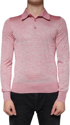 Dolce & Gabbana Lange Mouwen Gebreide Polo Shirt