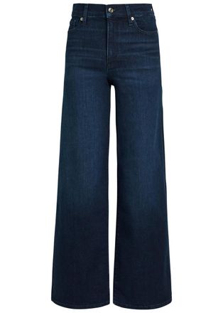 Frame Denim Le Slim Palazzo Wide-leg Jeans - Navy - 27 (W27 / UK8-10 / S)