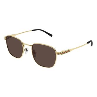 Gucci Sunglasses, male, Yellow, 50 MM, Stylish Sunglasses in Black