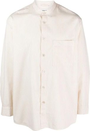 Birkenstock Tekla Long-sleeved Shirt - Heren - Casual Overhemden - Wit - S - Katoen - Overhemden
