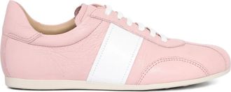 Sarah Chofakian Mochi stripe sneakers - Pink