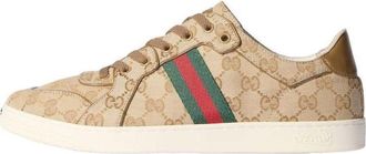 Gucci Stretch Low-Top Sneaker Sand Brown 871608-FAF48-9644