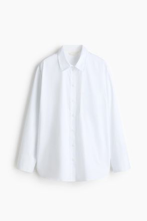 H&M Oversized Bluse - White