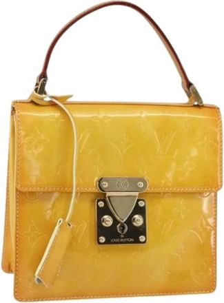 Louis Vuitton Pre-owned Handbags, female, Yellow, Size: ONE SIZE Pre-owned Vintage Leather Handbag