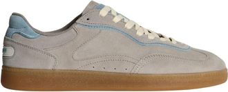 Hoff Grijze Suede Sneaker met Logo Detail - Heren - Sneakers - Grijs - 44 EU - Su&egrave;de - Schoenen