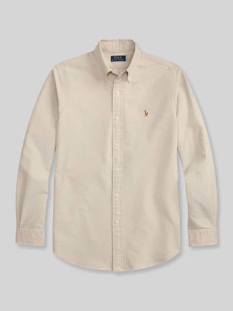 Polo Ralph Lauren Relaxed Fit Freizeithemd aus reiner Baumwolle in Beige, Gr&ouml;&szlig;e XXL