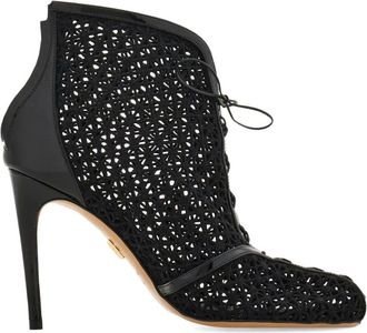 Ferragamo Stivali in macram&eacute; 90mm - Nero