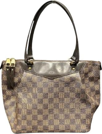 Louis Vuitton Pre-owned Handbags, female, Brown, Size: ONE SIZE Pre-owned Damier Handbag
