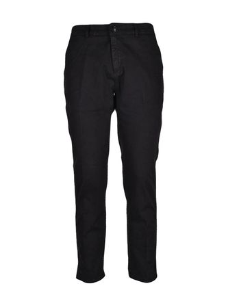 Department Five Slim-Fit Black Chino Trousers with Tailored Design