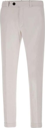 Roberto Ricci Design Surflex Chino - Heren - Chinos - Wit - 2XL - Leer - Broeken