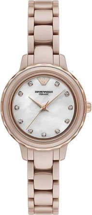 Emporio Armani Watches - Dames - Horloges - Geel - ONE Size - Accessoires