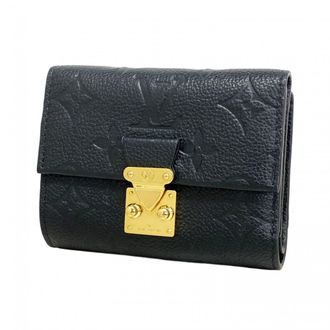 Louis Vuitton Noir Wallet (Tri-Fold) (Pre-Owned)