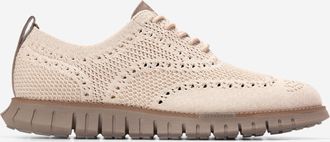 Cole Haan Mens Zerøgrand Remastered Stitchlite Wingtip Oxford Shoes - Brown Size 10.5