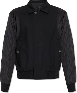 Dsquared2 Wollen jas - Heren - Zomerjassen - Zwart - 2XL - Wol - Jassen