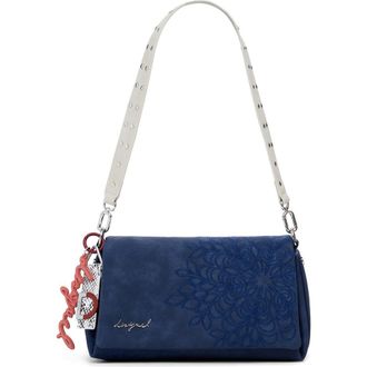 Desigual Faux Leather Crossbody Bag in Dark Blue at Nordstrom