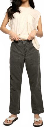NSF Phillipe Slouchy Trouser Pant In Pigment Black