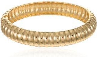 Ettika Ridge Bangle Bracelet in Gold at Nordstrom Rack