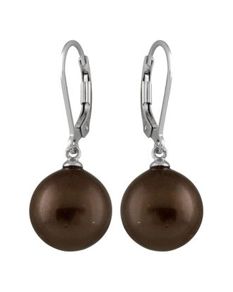 Splendid Pearls Silver 12-13Mm Pearl Earrings