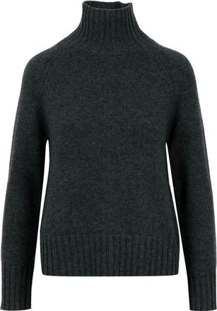 Max Mara Dames, Truien, Grijs, Maat: L Wol