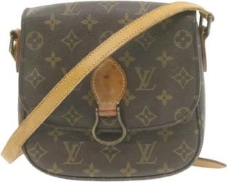 Louis Vuitton Pre-owned Canvas Crossbody Tas - Dames - Vintage Schoudertas - Bruin - ONE Size - Vintage