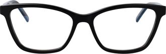 Saint Laurent Stijlvolle Optische Bril voor Vrouwen - Dames - Brillen - Zwart - 56 MM - Accessoires