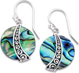 Samuel B. Abalone Drop Earrings in Blue And Green at Nordstrom Rack
