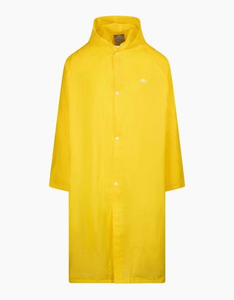 Trespass Unisex Adult It May Rain Packaway Raincoat - Yellow - Size: 32/38/36/34/40/30/54/56/42/44/50/48/46/52/22/26/24/28/6/14/10/16/18/20/2/4/8/12/L