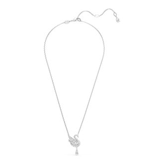 Swarovski Necklaces, female, Gray, Size: ONE SIZE Swan Pendant Necklace