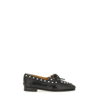Bally Pathy Studded Loafers - Dames - Veterschoenen - Zwart - 36 EU - Leer - Schoenen