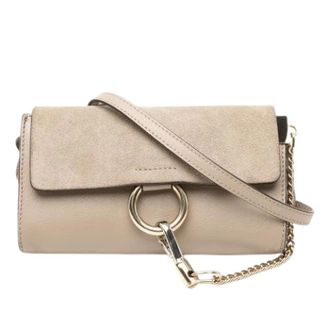 Chlo&eacute; Pre-owned Cross Body Bags, female, Brown, Size: ONE SIZE Pre-owned Mini Faye Crossbody Bag