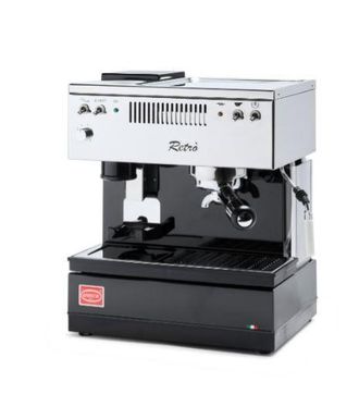 Quick Mill Mill 0835 Retro Schwarz Siebtrger Espressomaschine