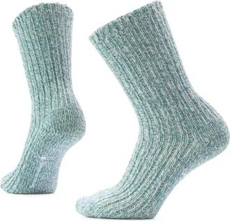 Smartwool Everyday Cozy Heritage Rib Crew Multifunktionssocken f&uuml;r Damen | t&uuml;rkis