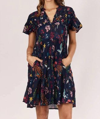 Rubyyaya Barsi Mini Dress In Navy