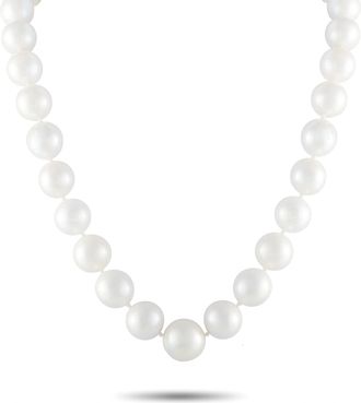 Luxury Bazaar 18K Yellow Gold Pearl Necklace MF11-080726
