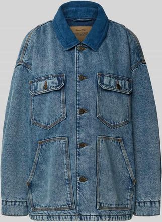 American Vintage American Vintage Jeansjacke mit Brusttaschen Modell JOYBIRD in Dunkelblau, Gr&ouml;&szlig;e XS/S